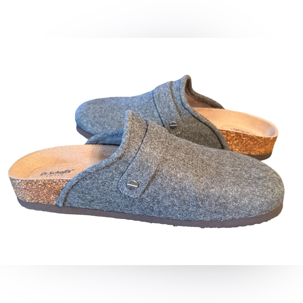 Dr Scholl’s NWT Size 9M Louis Iconic Gray Wool Clogs (SH218) - Picture 5 of 11